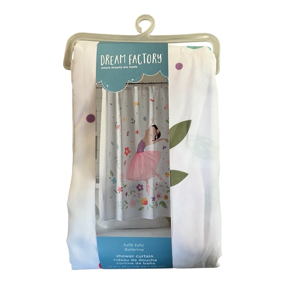 Ballerina Shower Curtain - Tulle Tutu - NWT! Adorable! Dream Factory